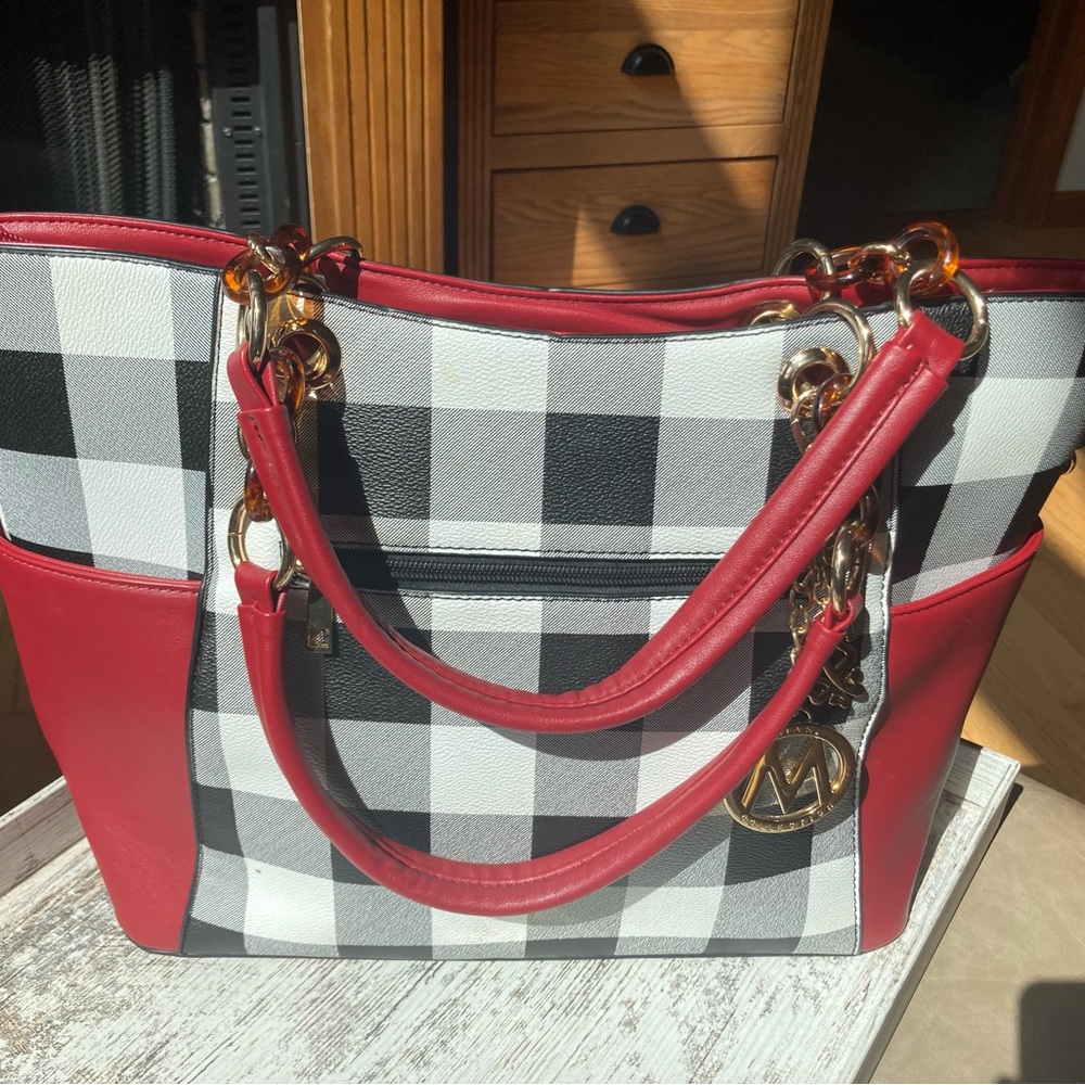 MKF Collection Shoulder Bag & Wallet, Vegan Leather